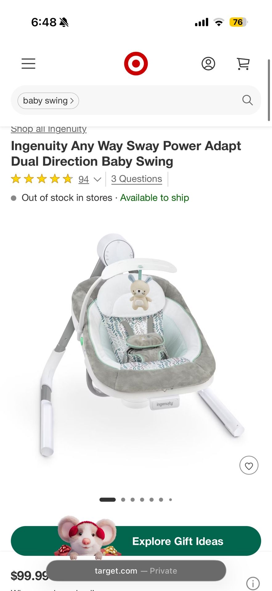 Ingenuity Any Way Swing 