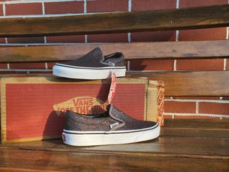 $25 OBO VANS Women's 5.5 glitter slip-on
