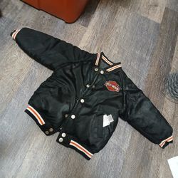 Reverseable Harley Davidson Bomber Jacket