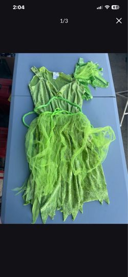Neverland Peter Pan. Women’s Tinker Bell, Pixie, Peter Pan Halloween Costume .