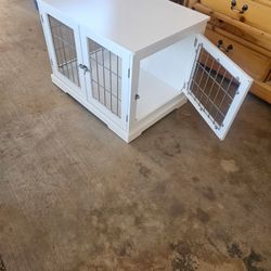 Small Dog End Table And Crate
