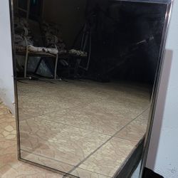 medicine cabinet with mirror.