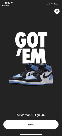 Jordan 1 UNC 5Y/6.5W