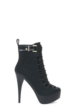 JustFab Kemi Platform Bootie size 9