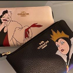 Coach Disney Villains Leather Wallets 