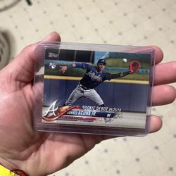 Ronald Acuña Jr Topps Rookie Debut 