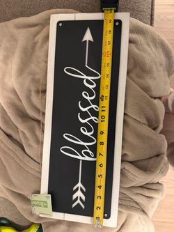 Blessed Arrow Decorative Wall Sign