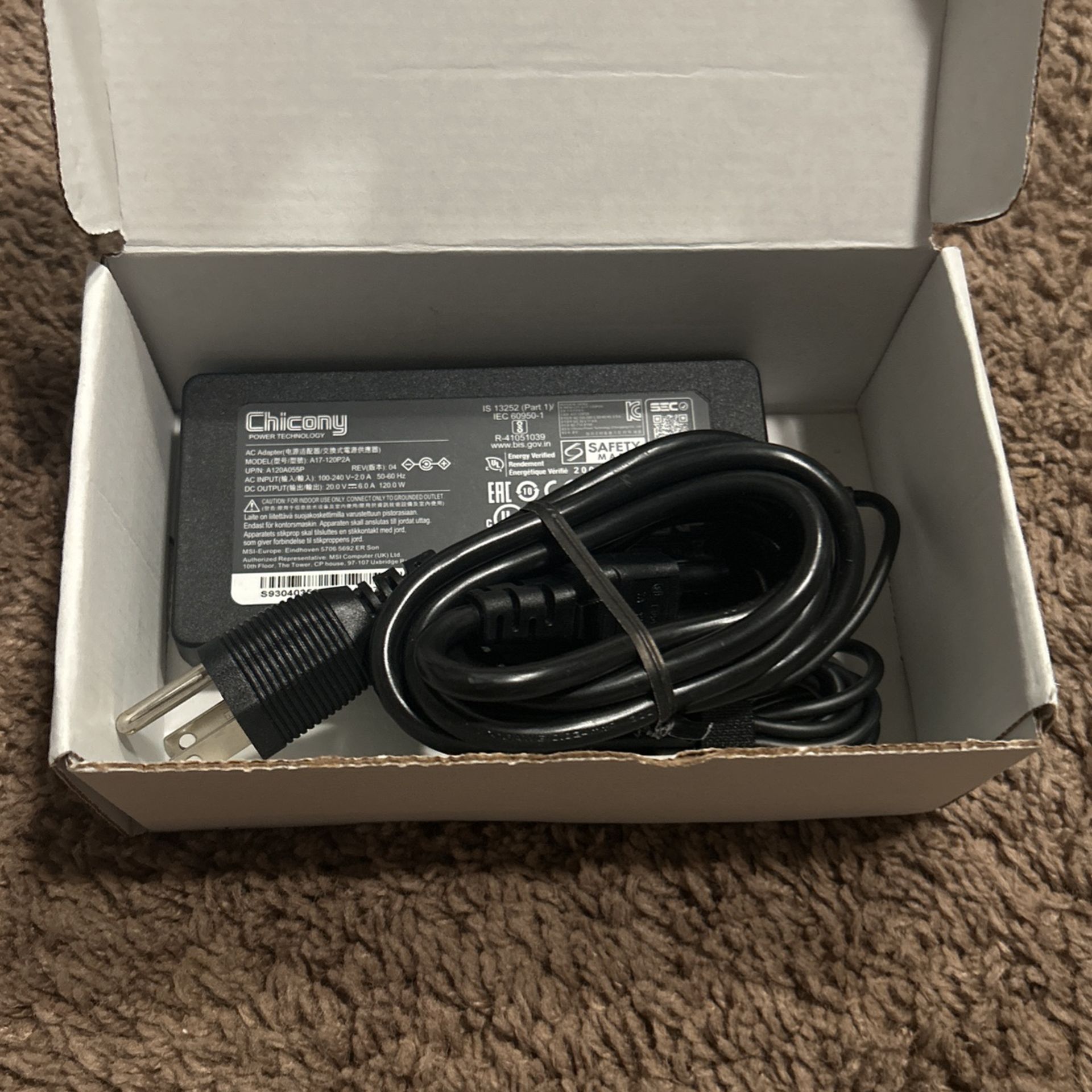 Original MSI 120W Charger