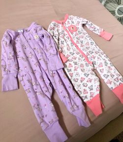 Baby girl pajamas size 12