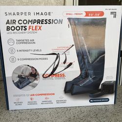 Sharper Image Compression Boots Flex Leg Recovery system. 