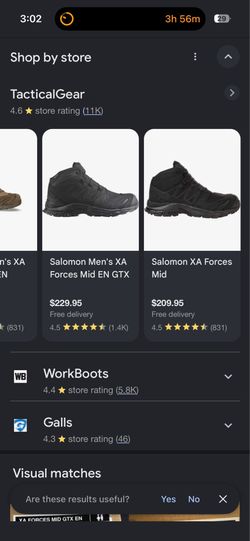 XA Forces Mid EN Salomon Work boots
