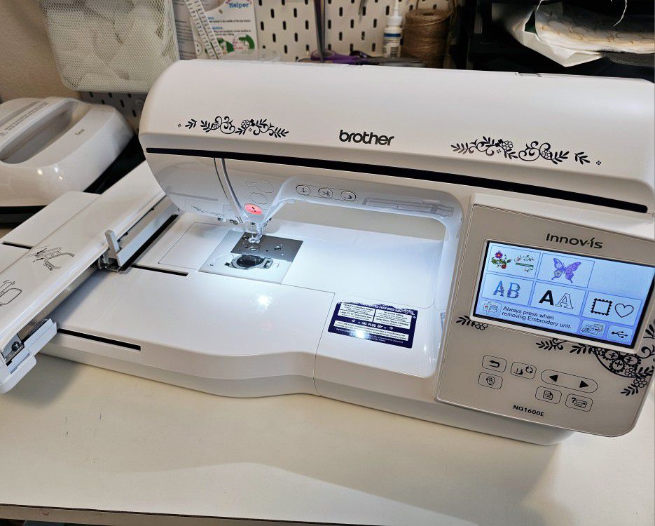 Brother Embroidery Machine Innovis NQ 1600e Single Needle Embroidery Only Machine 6"x10" Embroidery Area