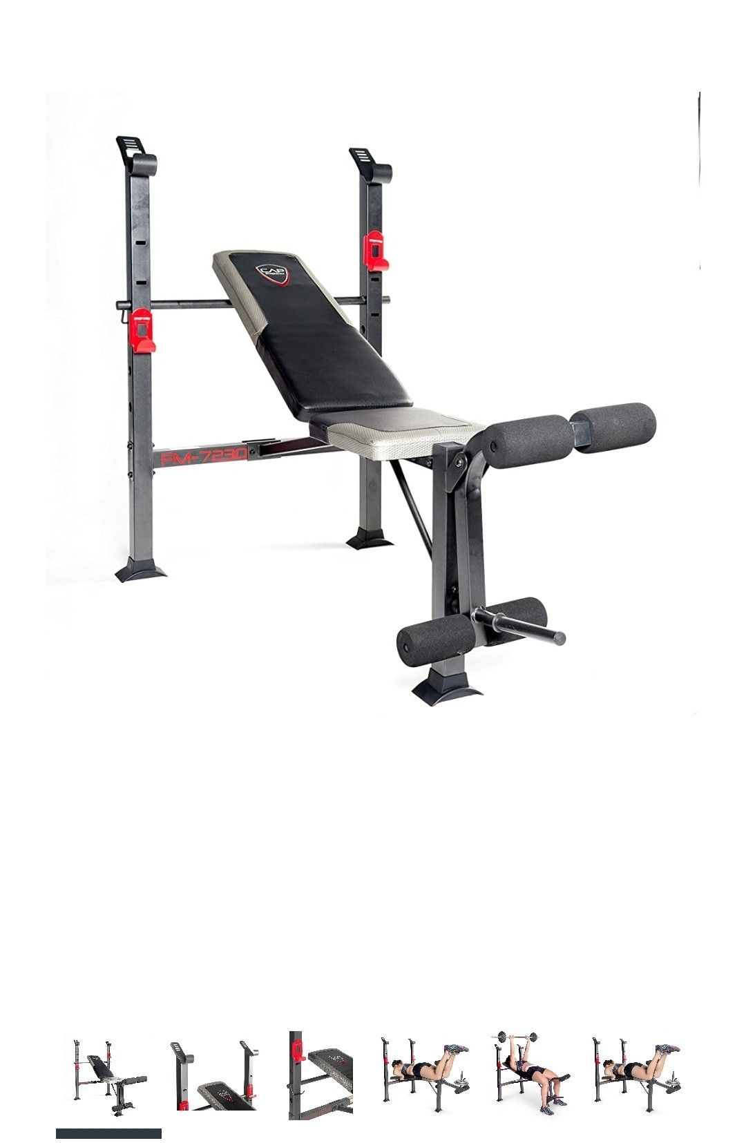 Brand new combo bench press and leg curl/ext