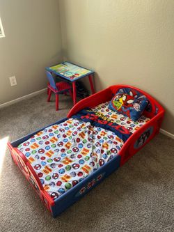 Toddler Bed & Desk
