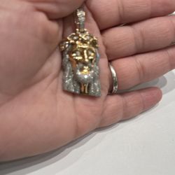 Jesus Diamond Charm 