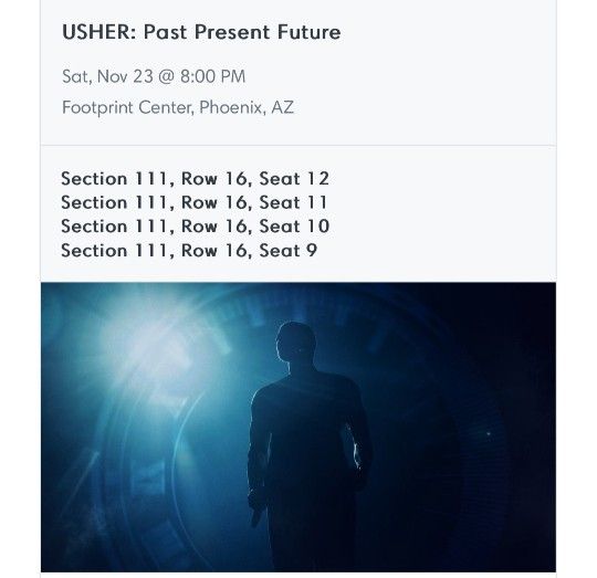 Usher Tickets For Sale!!!! Best Deal!!!