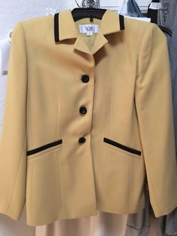 Le Suit yellow blazer career jacket