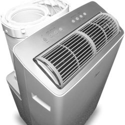 Midea Duo 14,000 BTU(12,000 BTU SACC) High Efficiency Inverter, Quiet Portable Air Conditioner, Cools up to 550 Sq.Ft., Works with Alexa/Google Assist