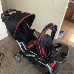Baby Trend Sit Nā Stand Double Stroller ā Excellent Condition