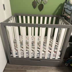 Mini crib With Toddler Bed Conversion Kit