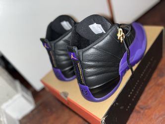 Jordan 12s Purple And Black