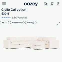 Cozey Ciello Collection $3915 Retail