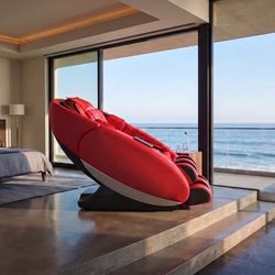 Human Touch Novo XT 3D Zero-Gravity Massage Chair - Fire Engine Red