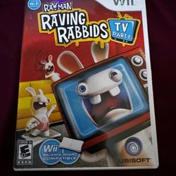 Wii Raving Rabbids Tv Party