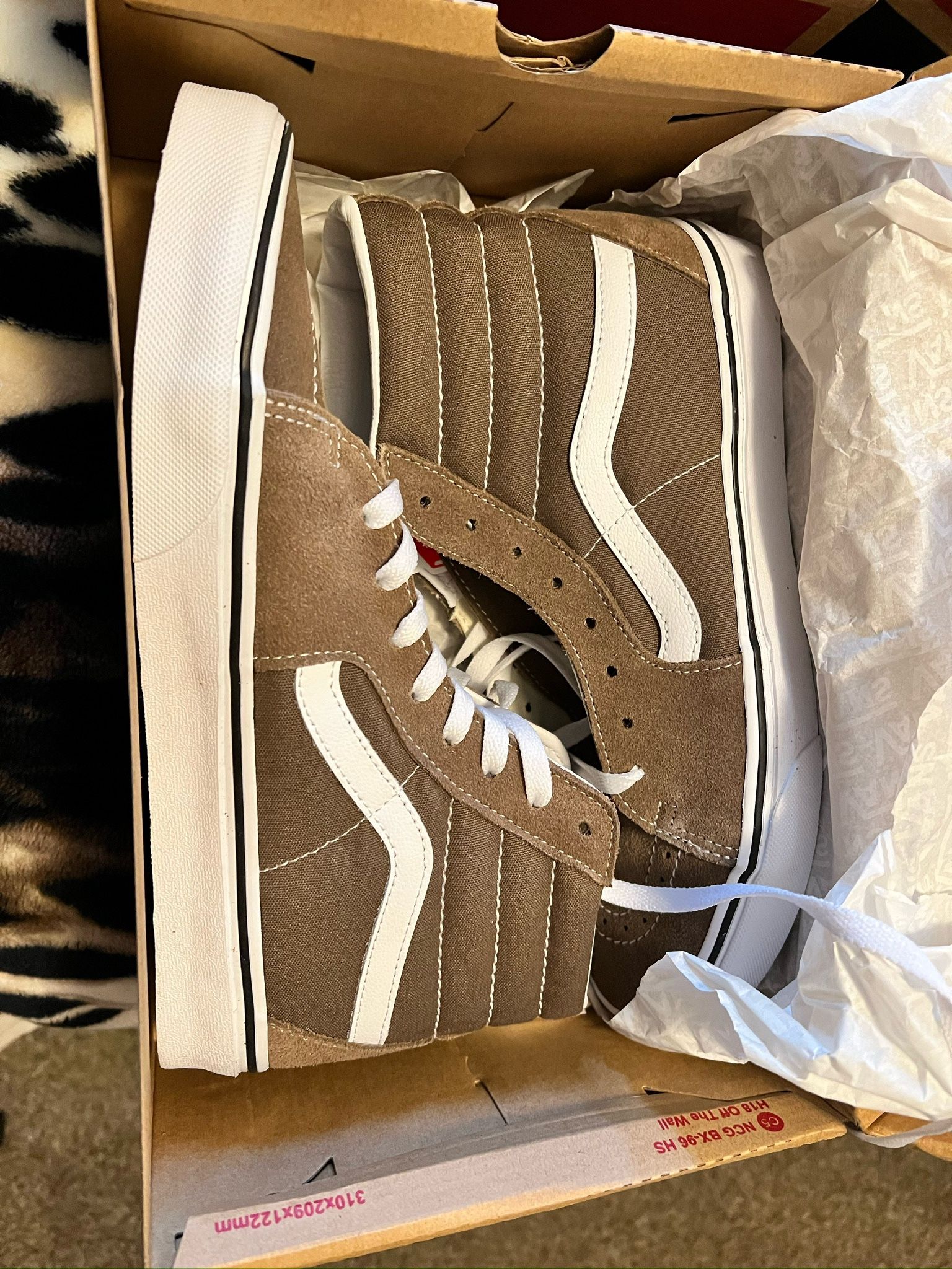 Brown High Top Vans