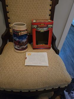 2003 Budweiser Holiday Stein 