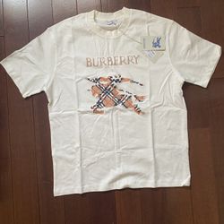 Burberry Cross Stitch EKD​ Cotton T-shirt.