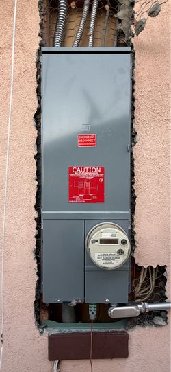 NEW 200 AMP SQUARE D PANEL