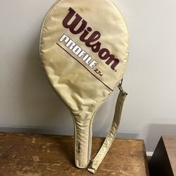 Wilson Profile’ Used Tennis Racket, With Case, Good Condition