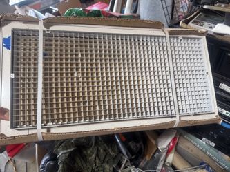 White HVAC Return Air Vent Grille
