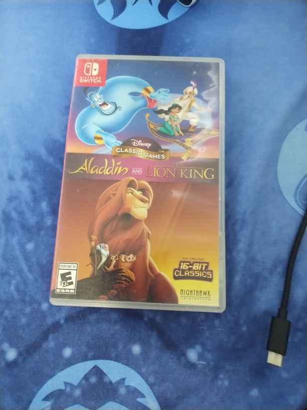 Nintendo Switch One Disney Classic Games Aladdin And Lion King