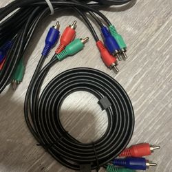 Audio Video Cords 2 Pc New 