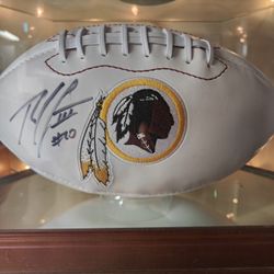 RG3 Autographed Redskins Football