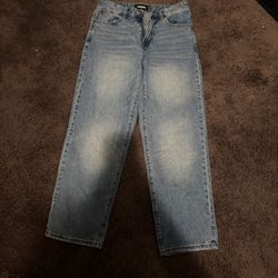 Blue Baggy Jeans