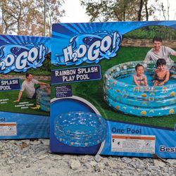 BRAND NEW - Rainbow Splash Play Pool ( 59" x 59" x 21" ) 