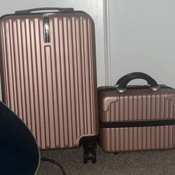 Rose Gold Luggage Set 