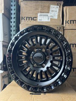 17” KMC 554 AZTEC WHEELS IN STOCK 1100$ SET OF FOUR