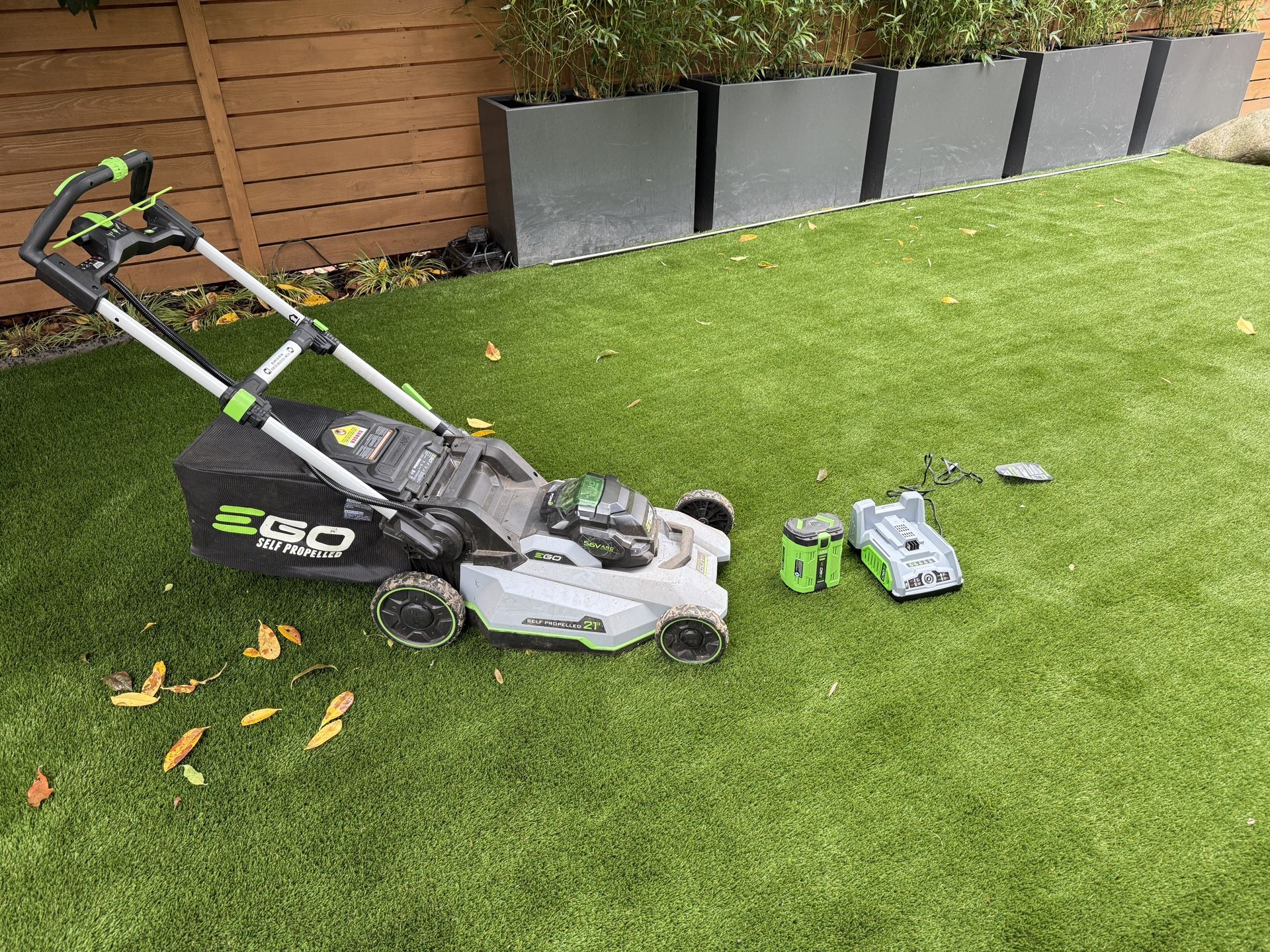 Electric Lawn Mower - EGO POWER+ Select Cut 56-volt 21-in Cordless Self-propelled Lawn Mower 7.5 Ah