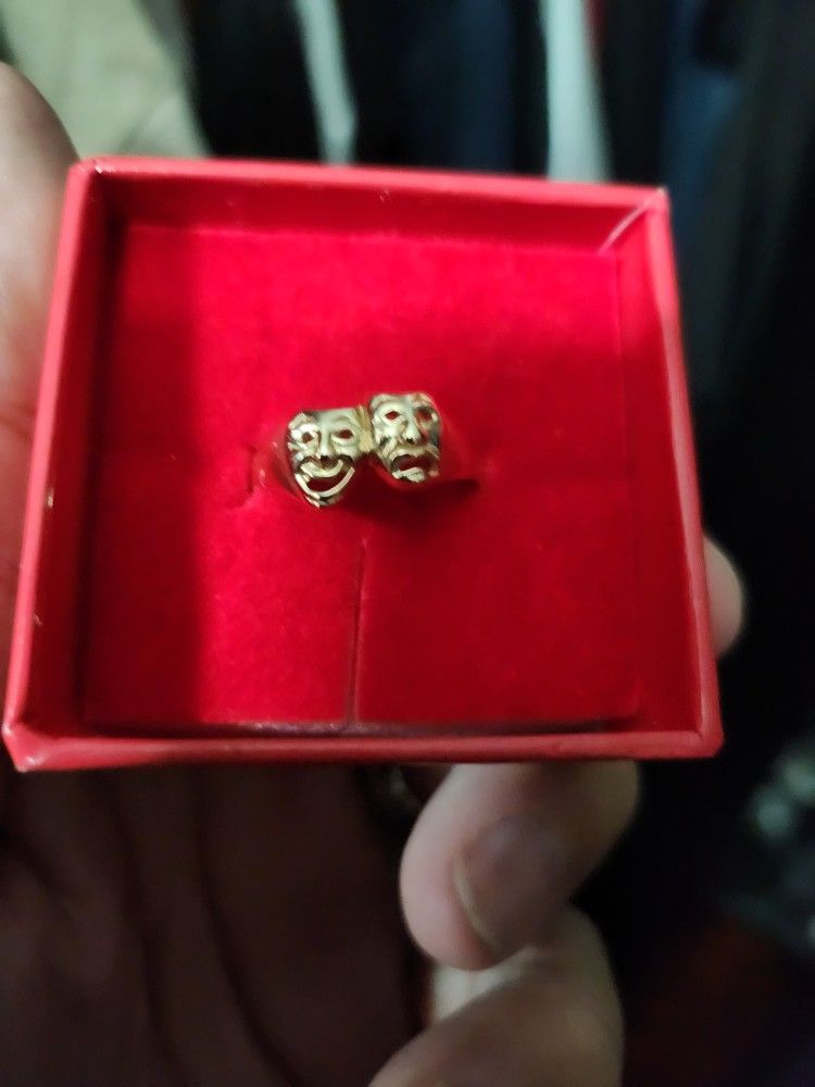 14 Carat Laugh Now Cry Later Ring