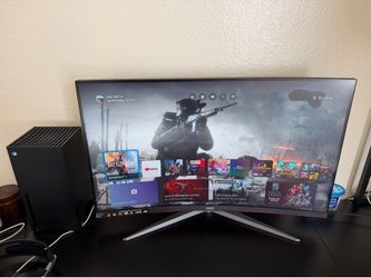 Xbox One Series X & Monitor