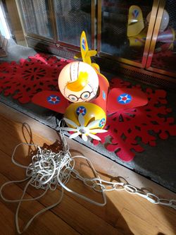 Airplane Hanging Light Fixture