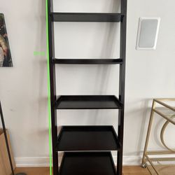 Pair Of Leaning Book Shelves