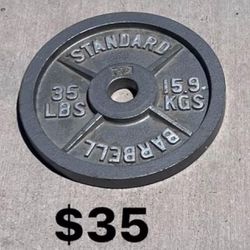  Olympic Barbell Plate 35 lb