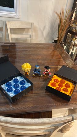Dragon ball z figures and balls