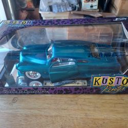 JADA TOYS KUSTOM KINGS 1951 MERCURY HARD TOP W/ GITAR..