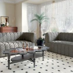 Brand New Grey Contemporary Style Sofa & Loveseat 